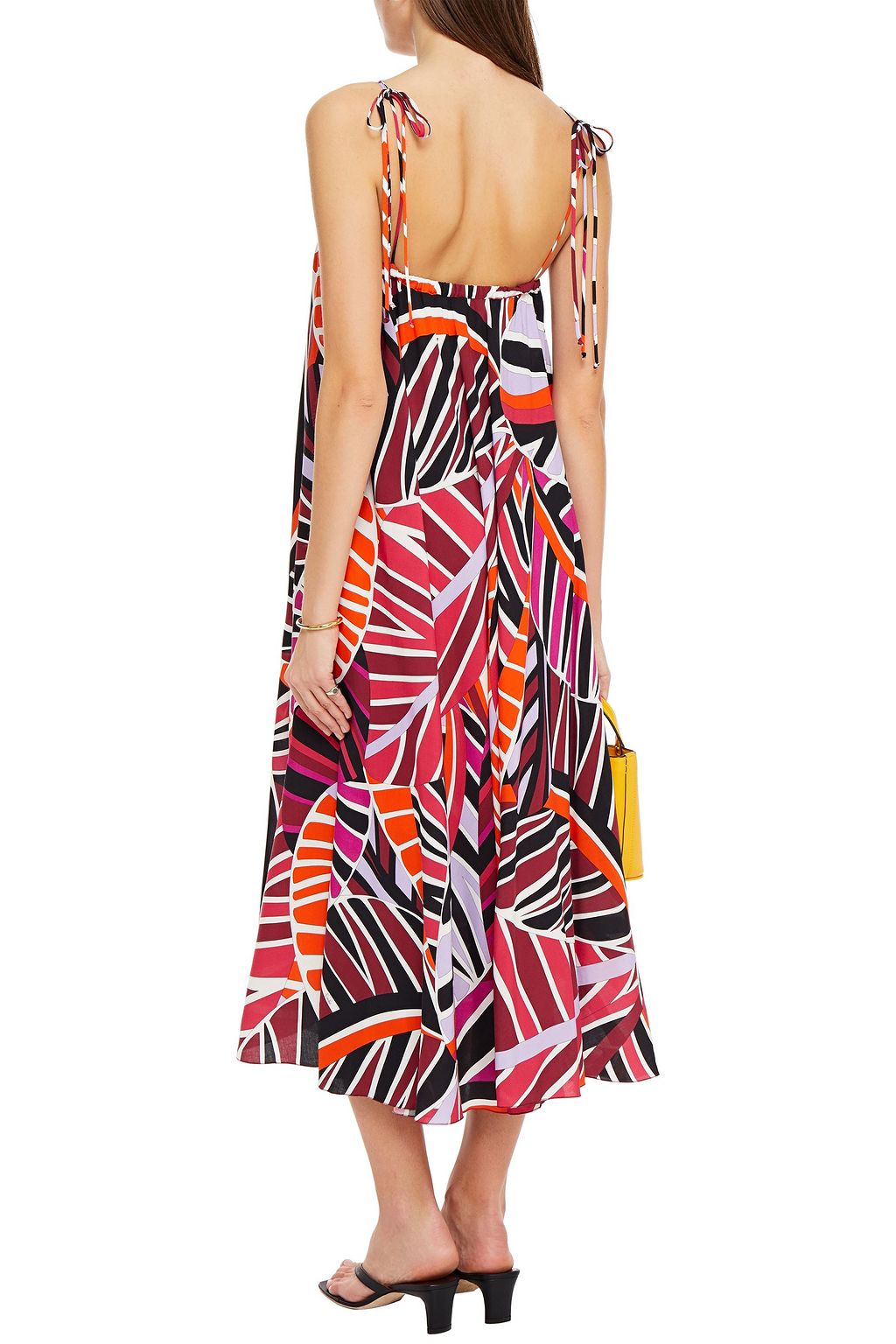 PUCCI Bead-embellished printed woven midi dress