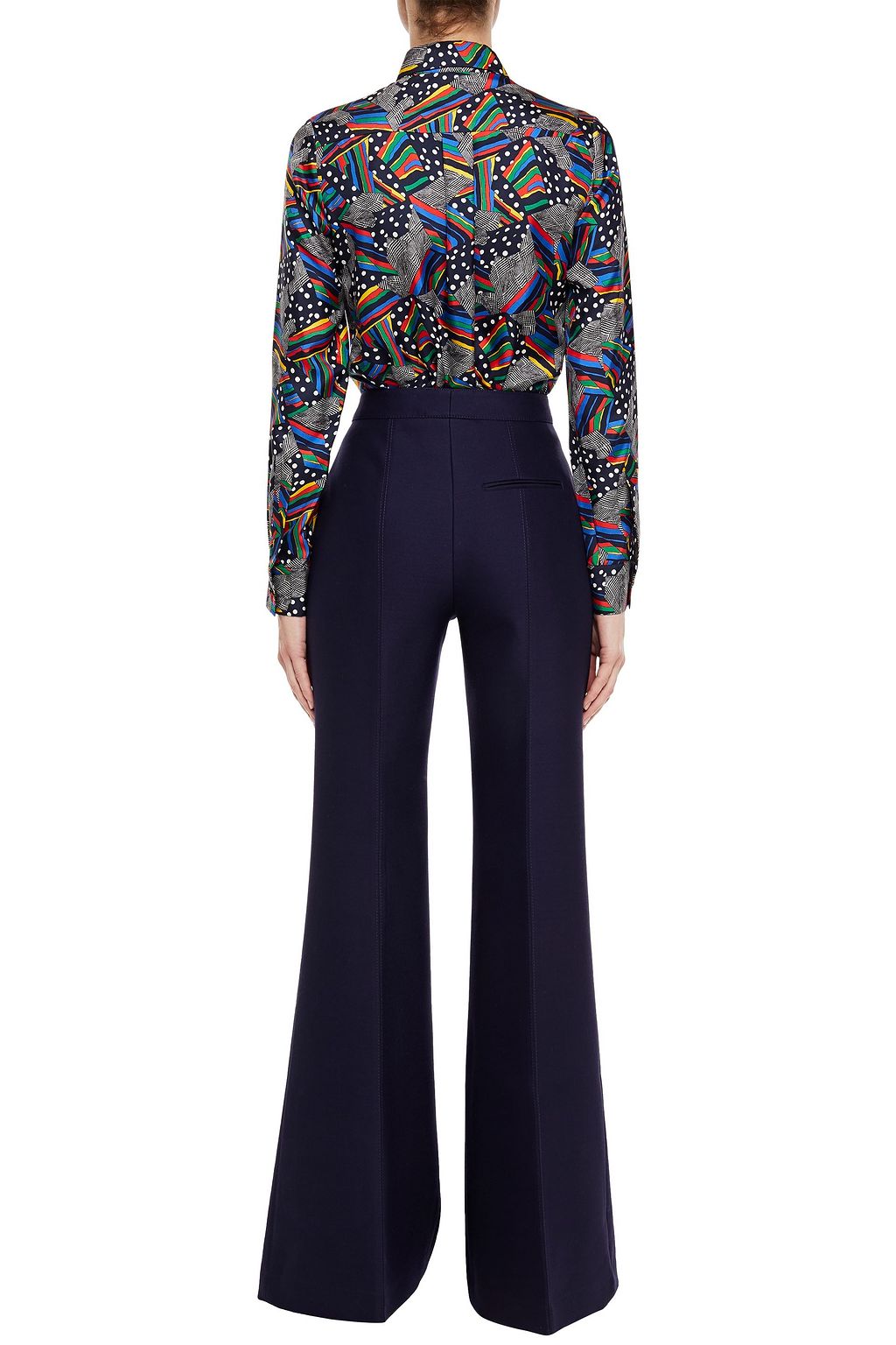 GABRIELA HEARST Chavela wool-blend flared pants