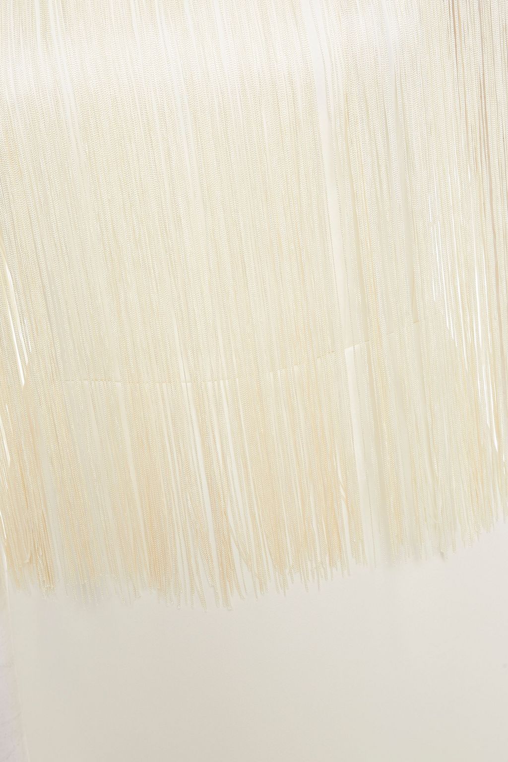 GABRIELA HEARST Danesha fringed silk and wool-blend faille midi dress