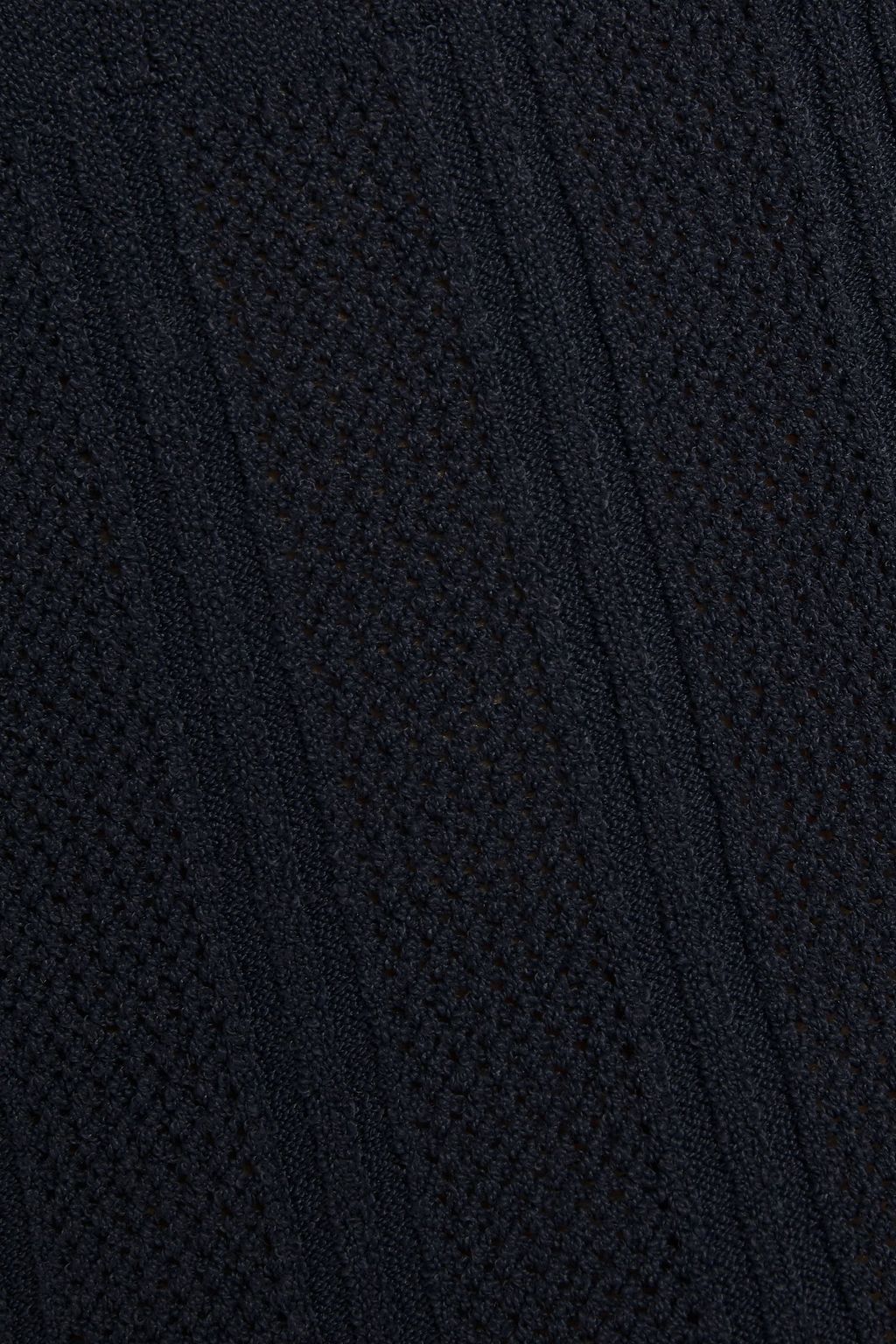 AUTUMN CASHMERE Pointelle-knit top