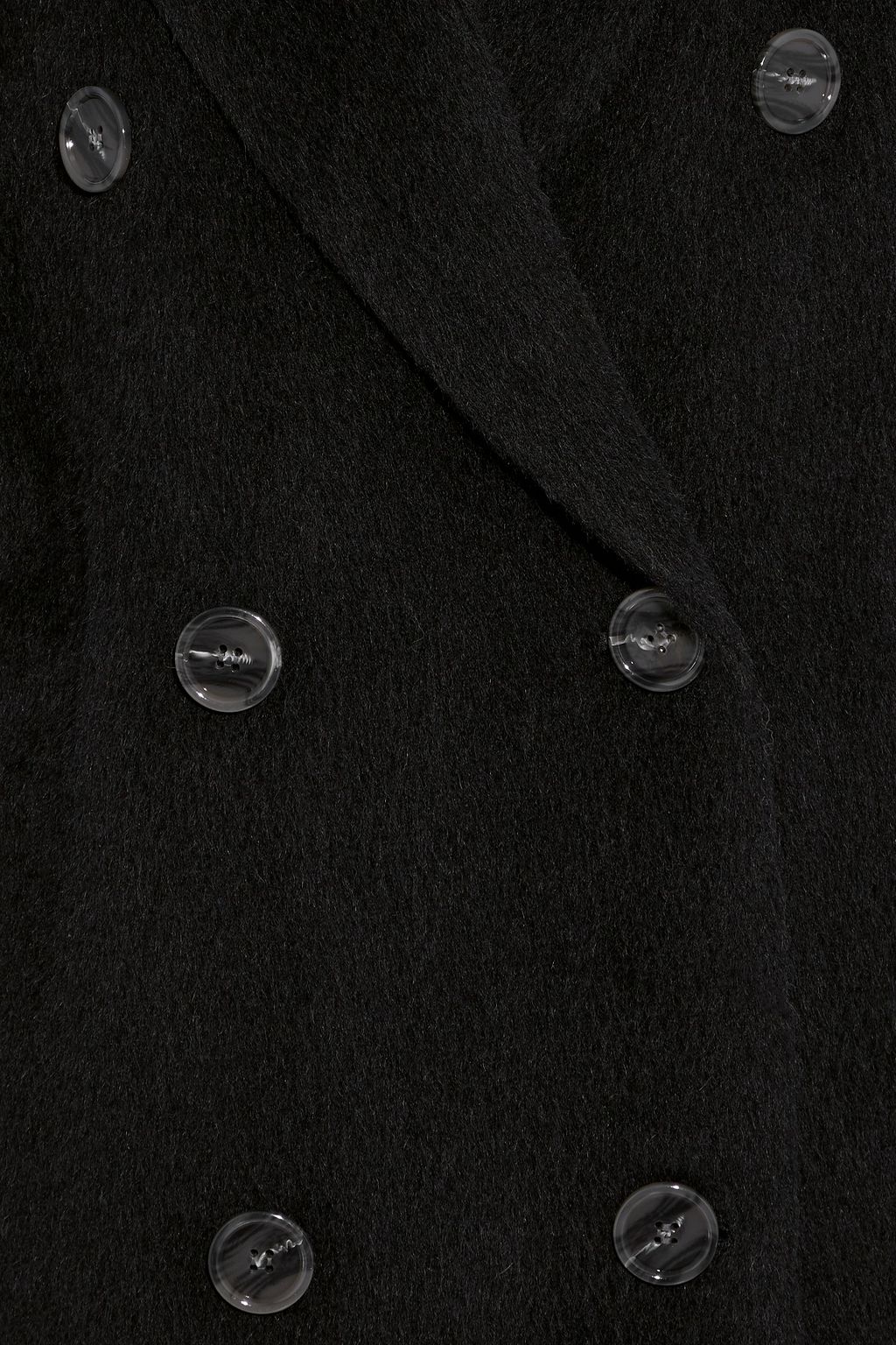 ACNE STUDIOS Double-breasted brushed alpaca and wool-blend coat