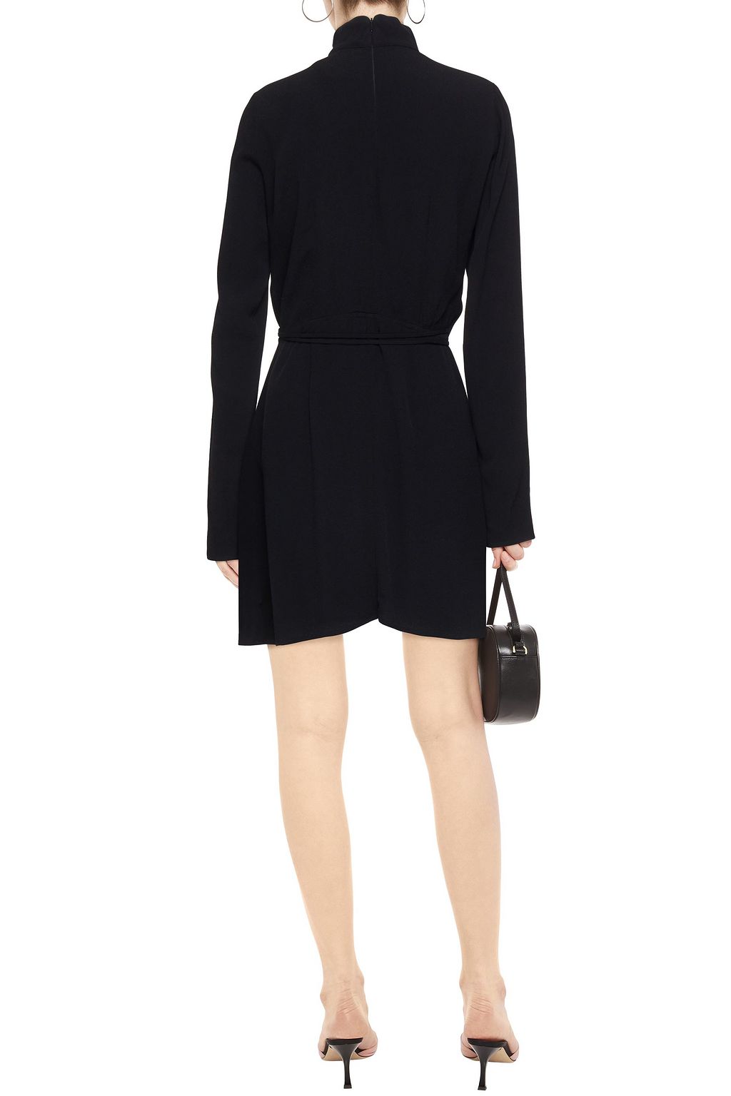 REFORMATION Campbell Mini-Wickelkleid aus Crêpe