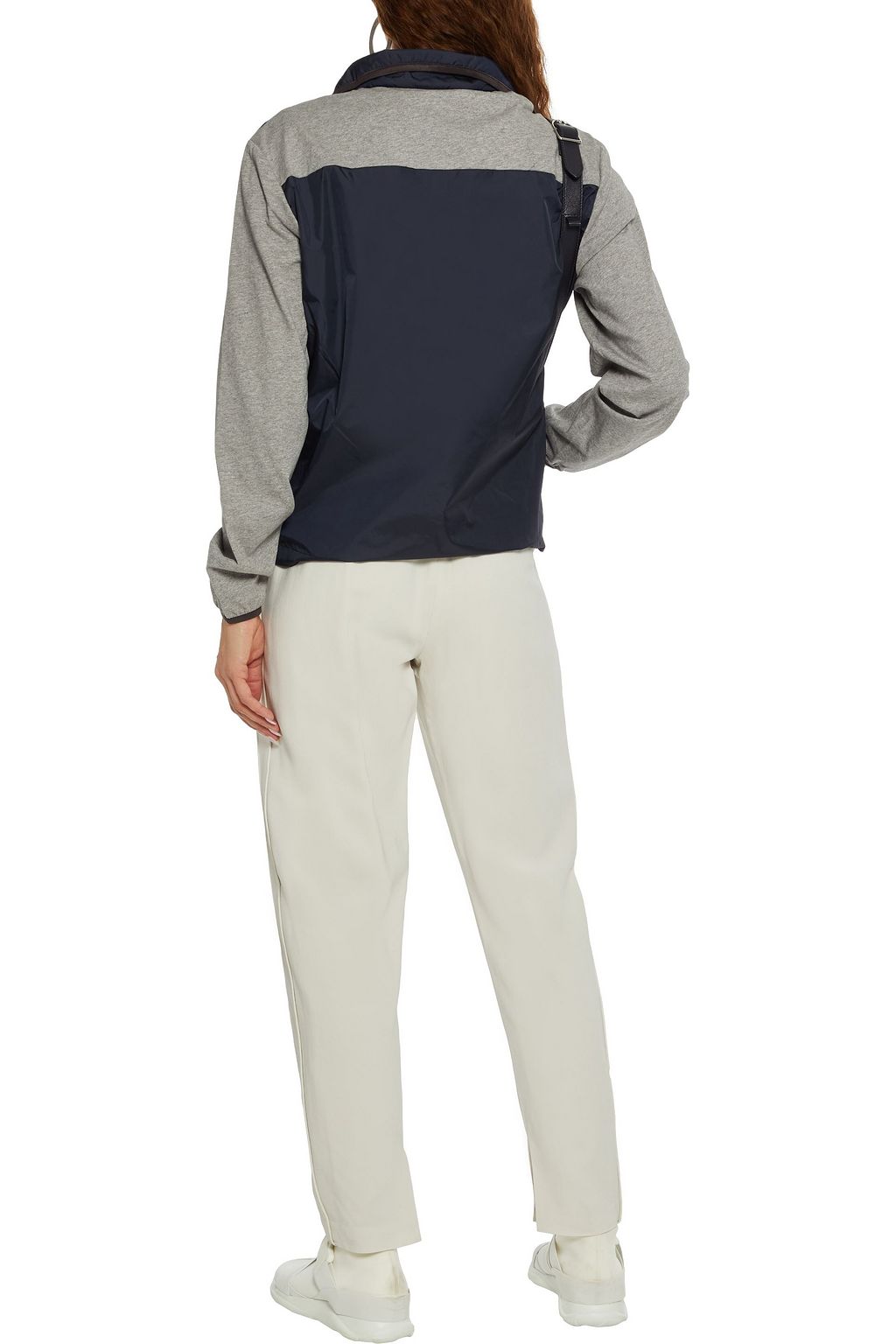 ACNE STUDIOS Osric jersey-paneled appliquéd shell jacket