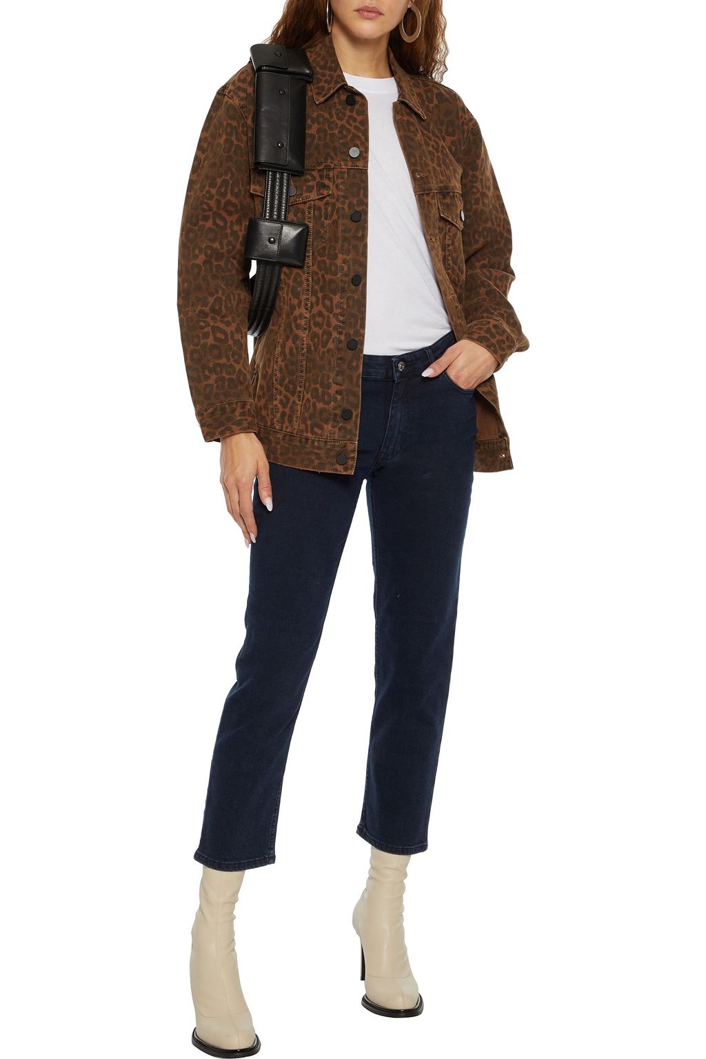 ACNE STUDIOS Lit cropped mid-rise straight-leg jeans