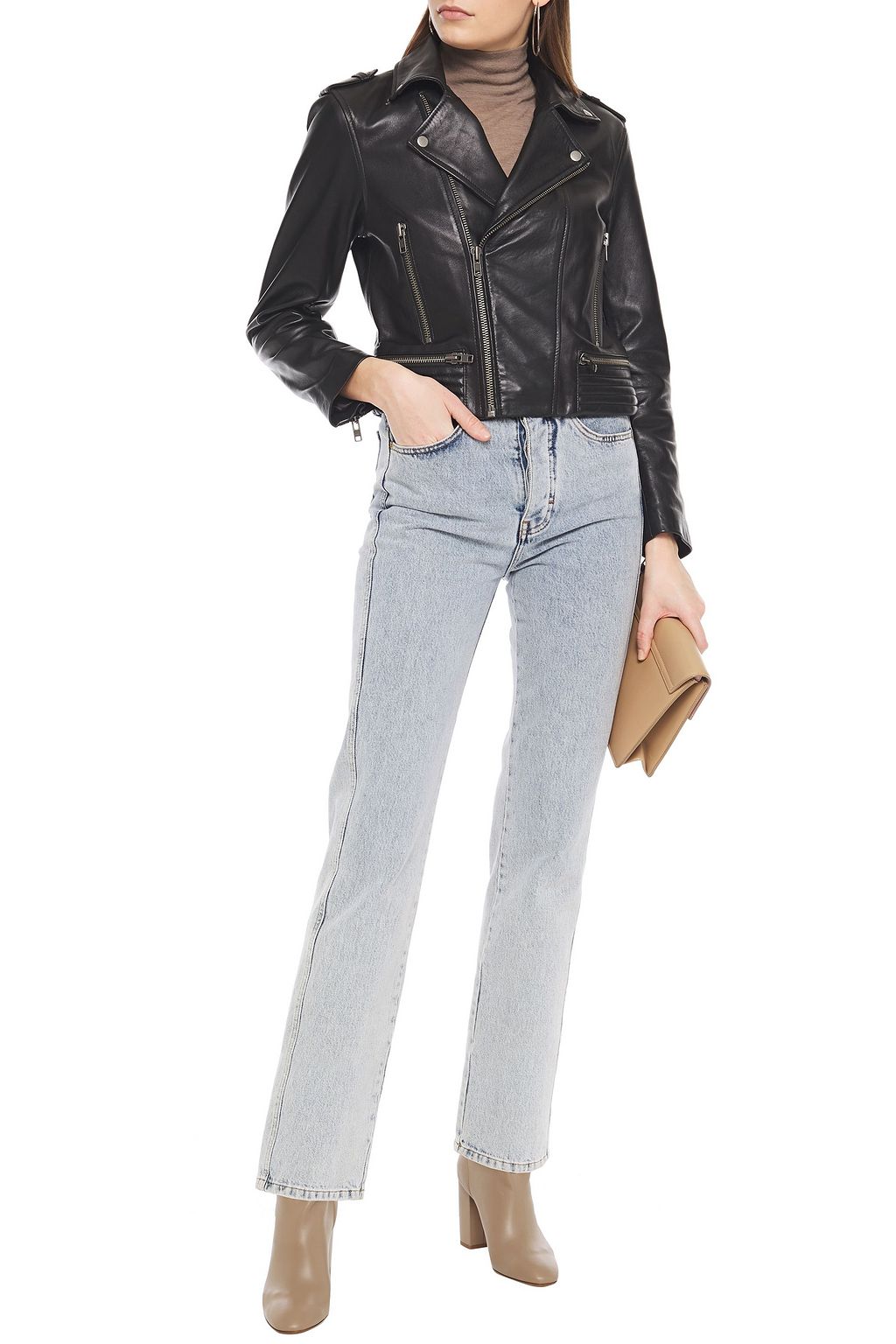 MUUBAA Leather biker jacket