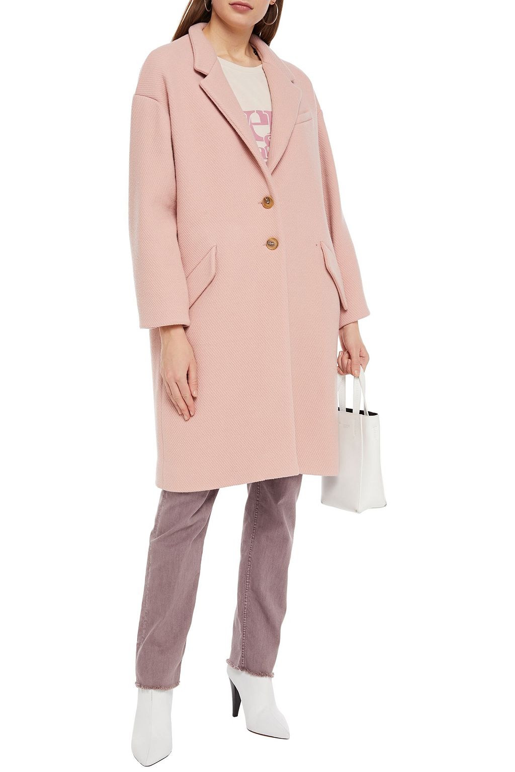 BA&SH Boris wool-blend coat