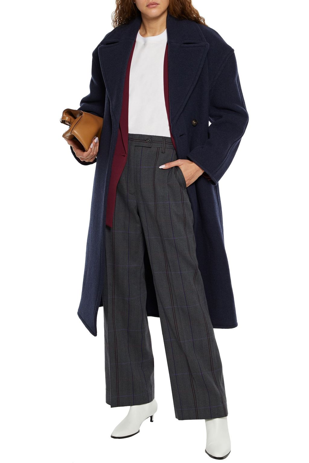 ACNE STUDIOS Sculptural wool-blend felt coat