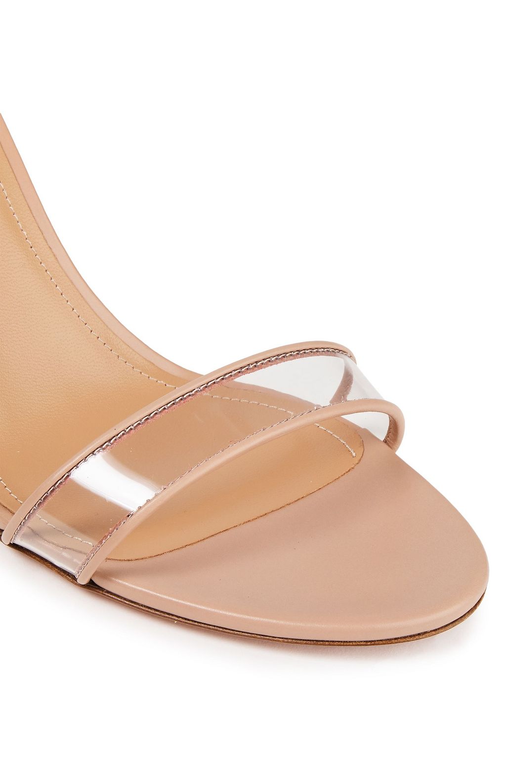 AQUAZZURA Minimalist leather and PVC sandals