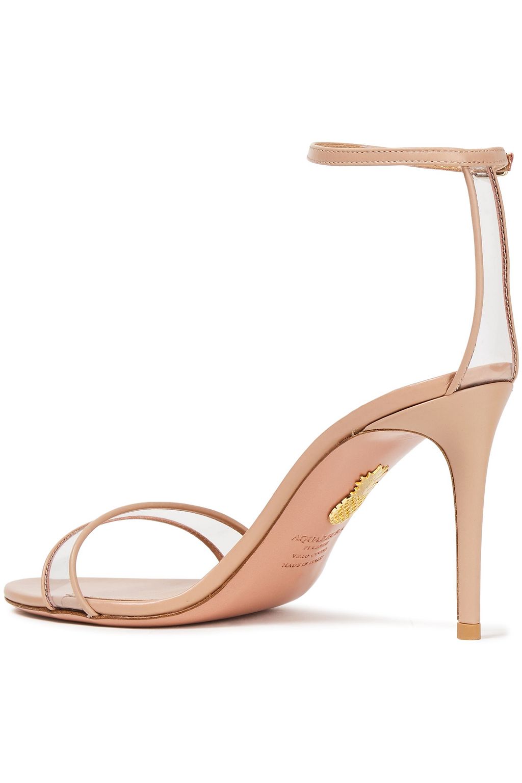 AQUAZZURA Minimalist leather and PVC sandals