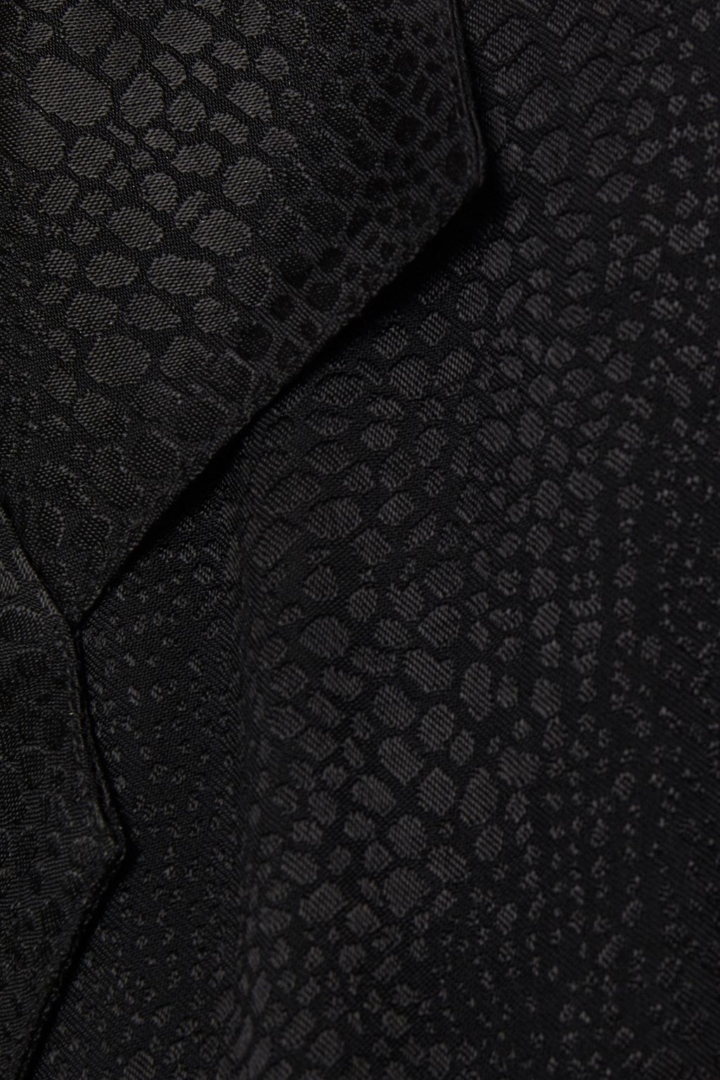 ANINE BING Satin-jacquard shirt