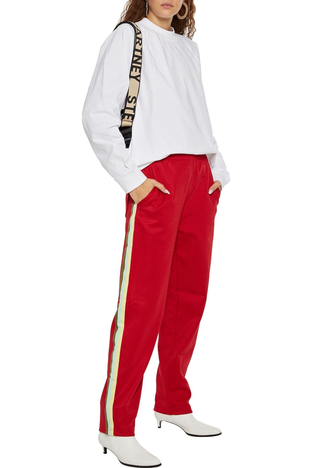 ACNE STUDIOS Striped jersey track pants