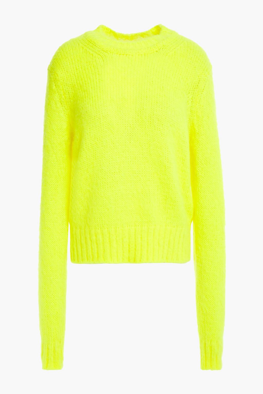 neon yellow sweaters