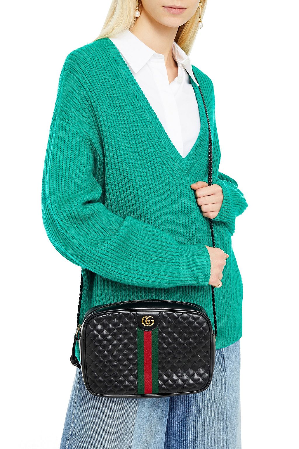 GUCCI Mini quilted leather shoulder bag