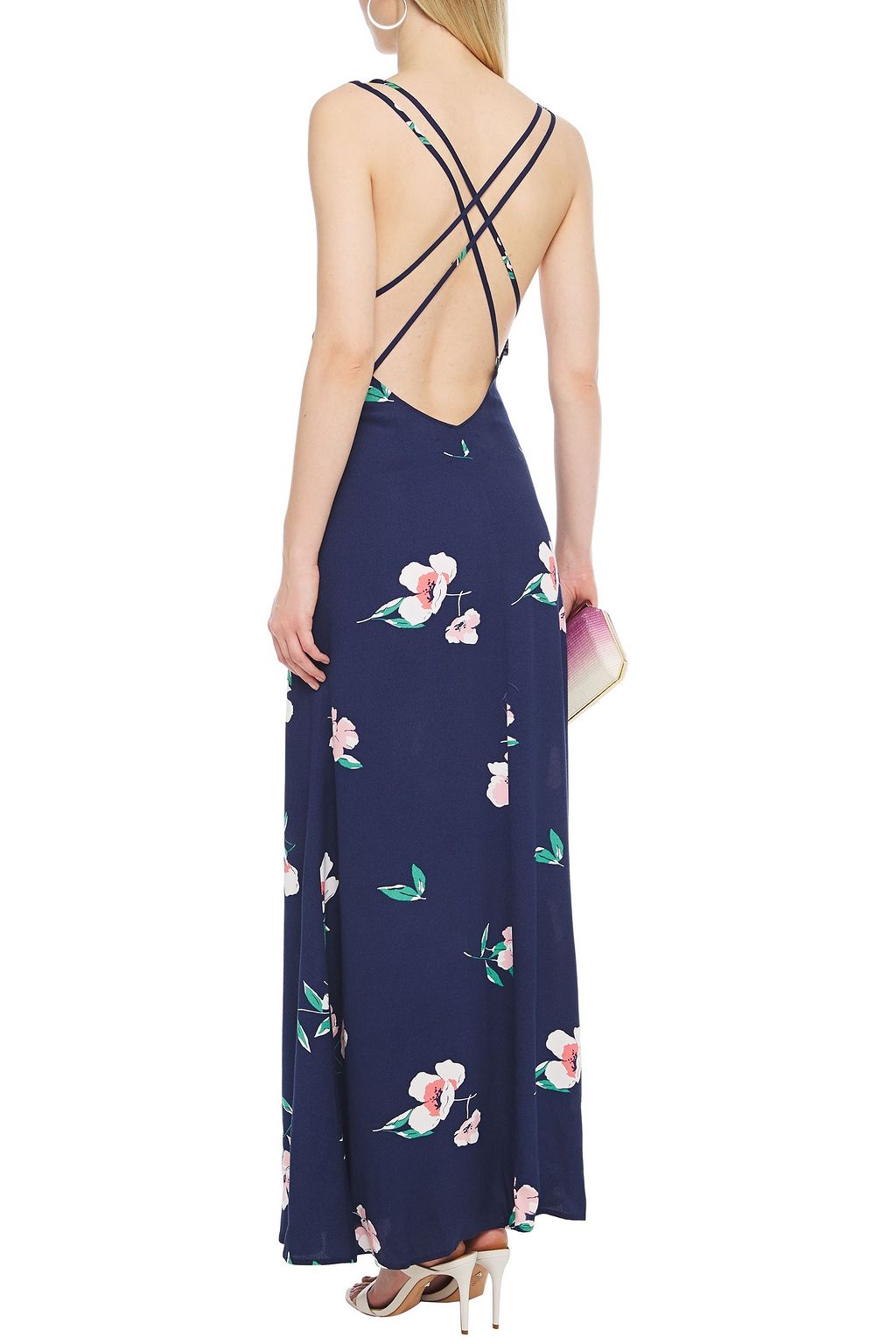 REFORMATION Miguel crepe maxi slip dress