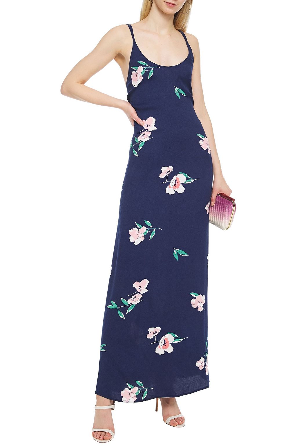 REFORMATION Miguel crepe maxi slip dress