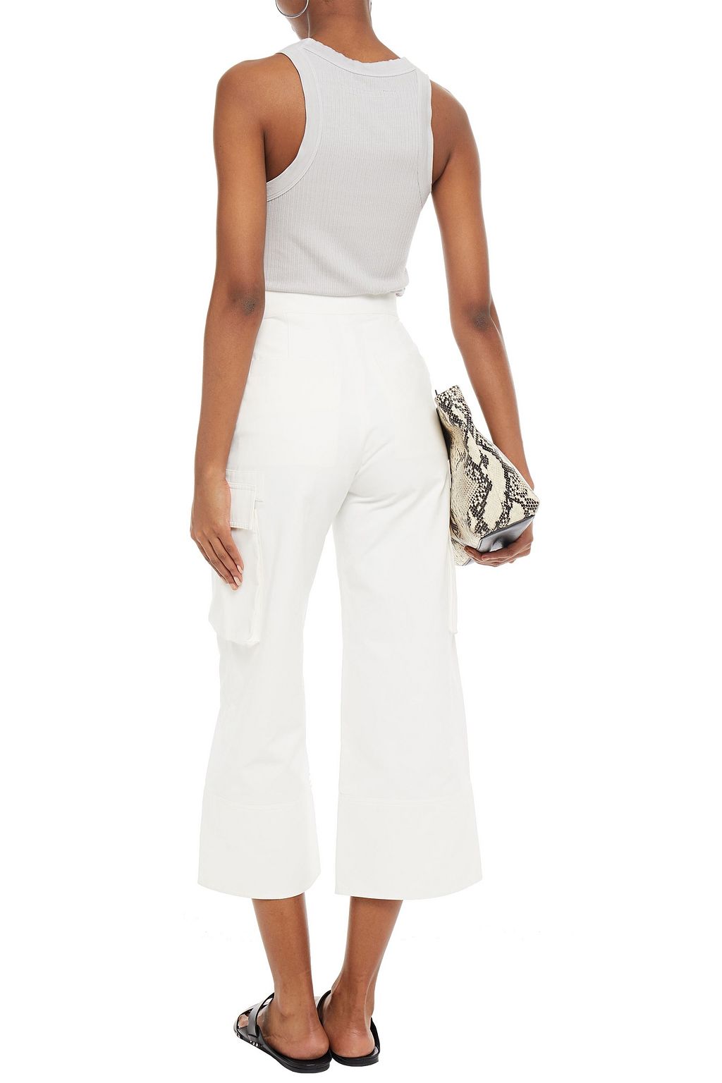 ENZA COSTA Ribbed jersey tank