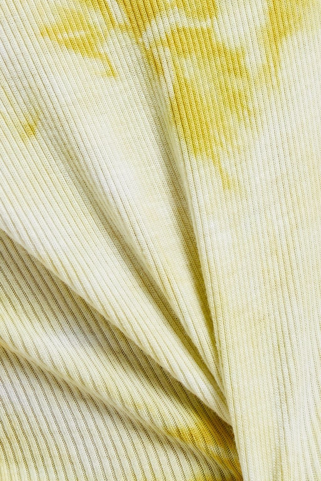 ENZA COSTA Tie-dyed ribbed jersey tank
