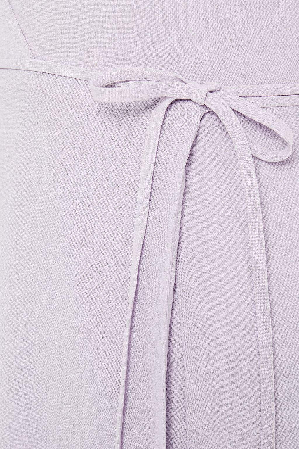 REFORMATION Rhodes gerafftes Wickelkleid aus Crêpe