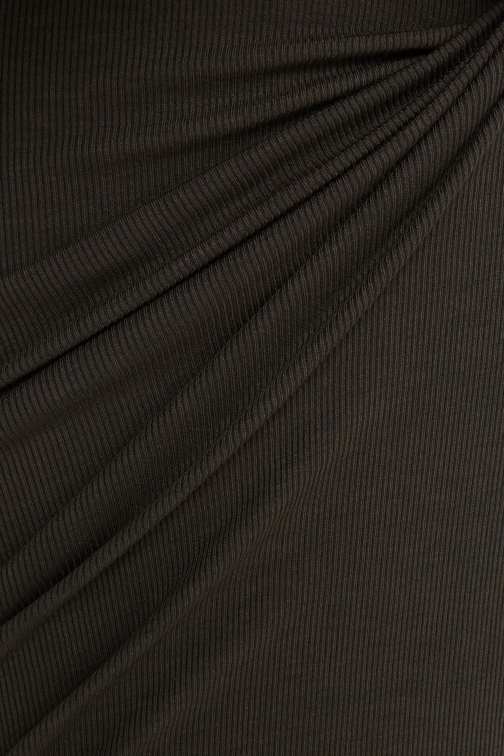 ENZA COSTA Ribbed jersey midi dress