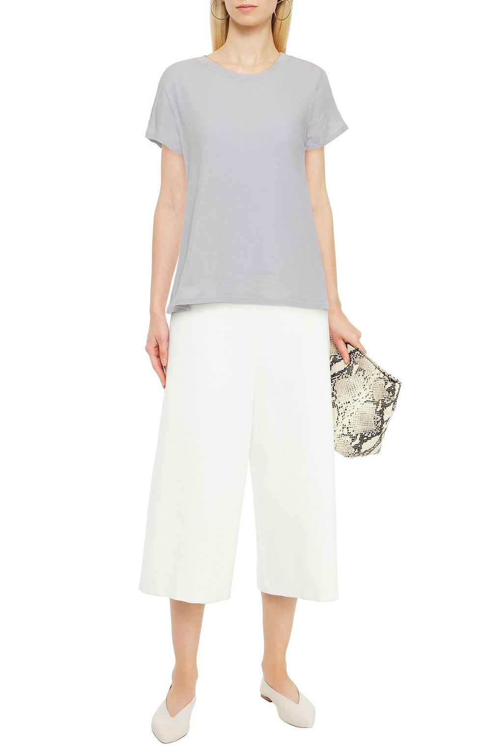 ENZA COSTA Cotton-jersey T-shirt