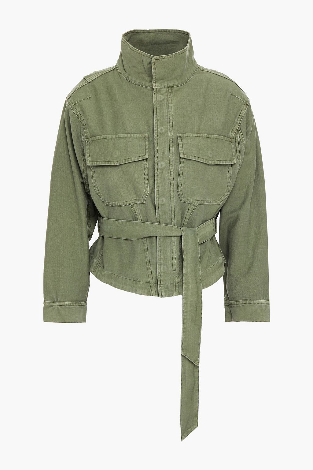 army green canvas jacket