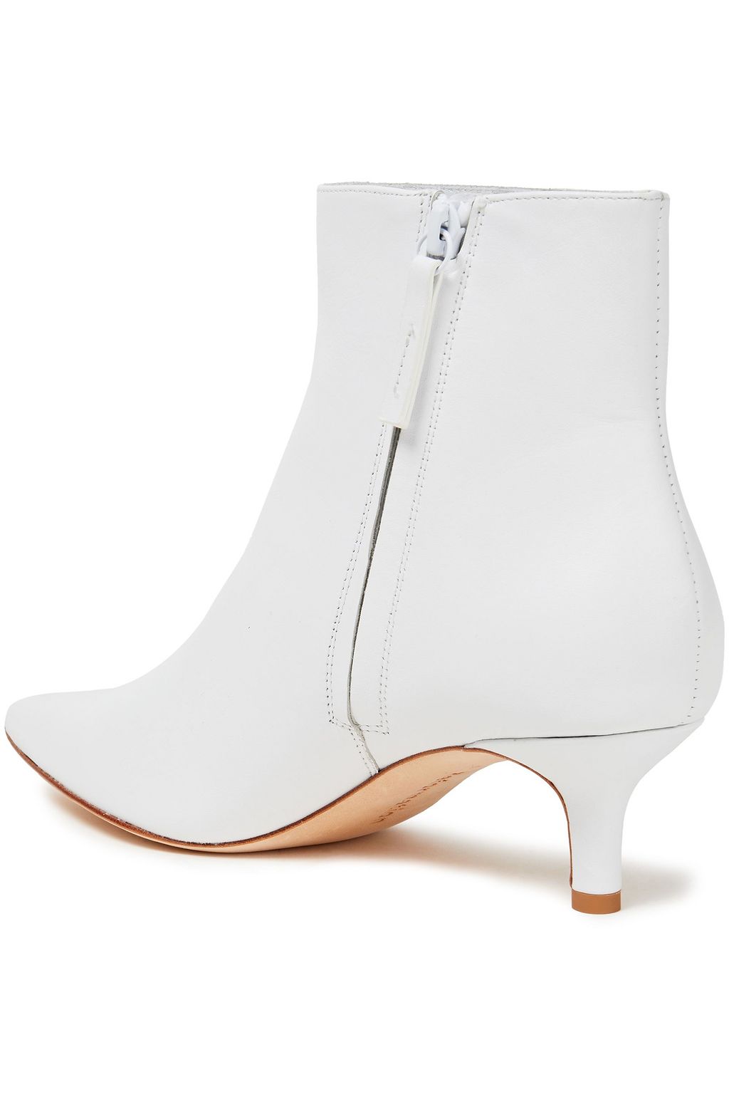 REFORMATION Charlotte leather ankle boots