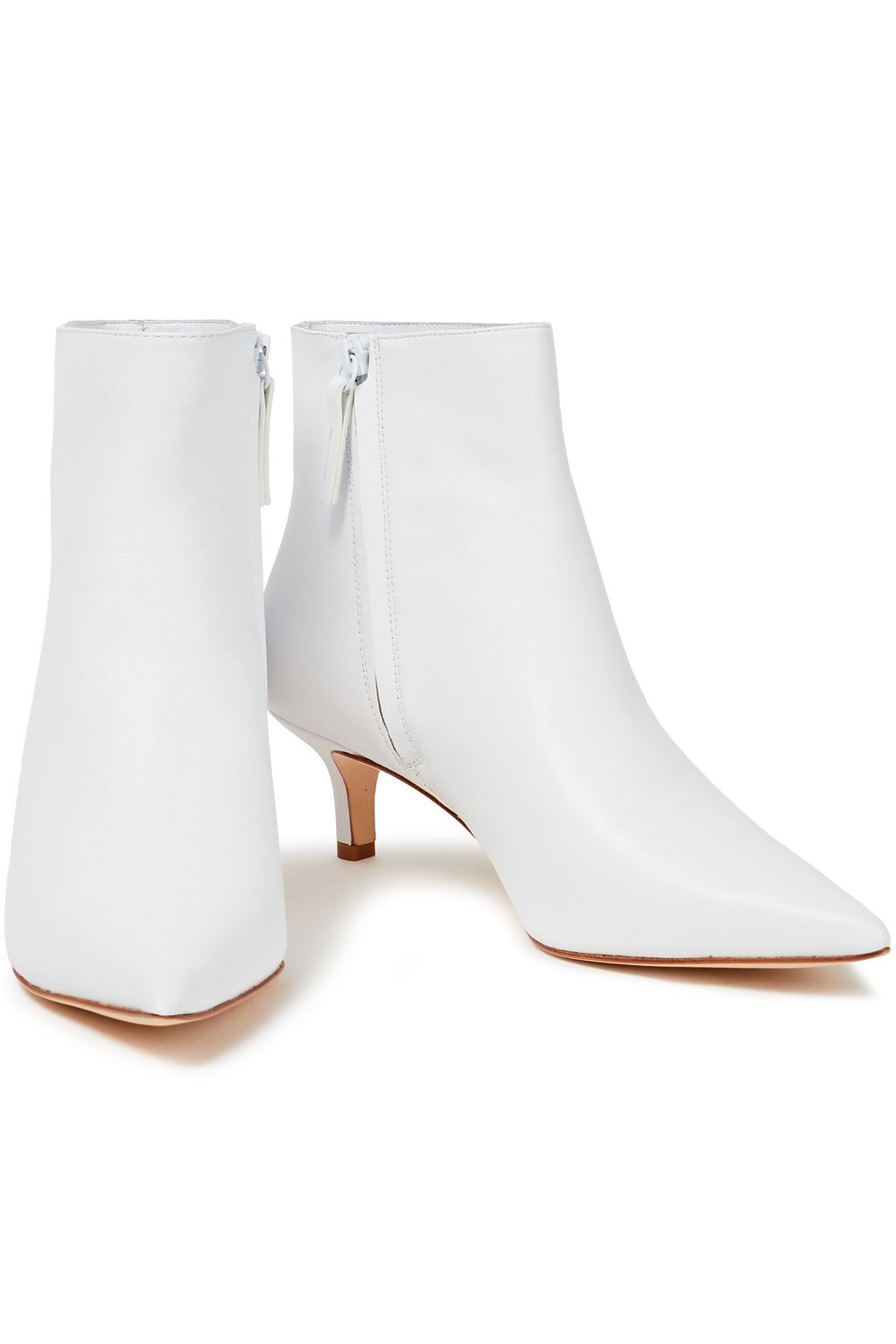 REFORMATION Charlotte leather ankle boots