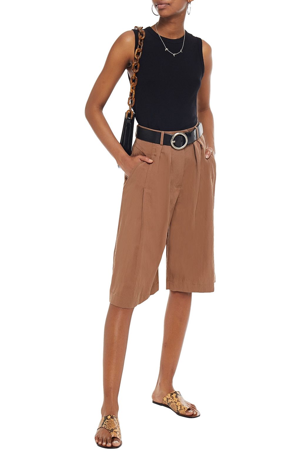 ENZA COSTA Cotton-jersey tank