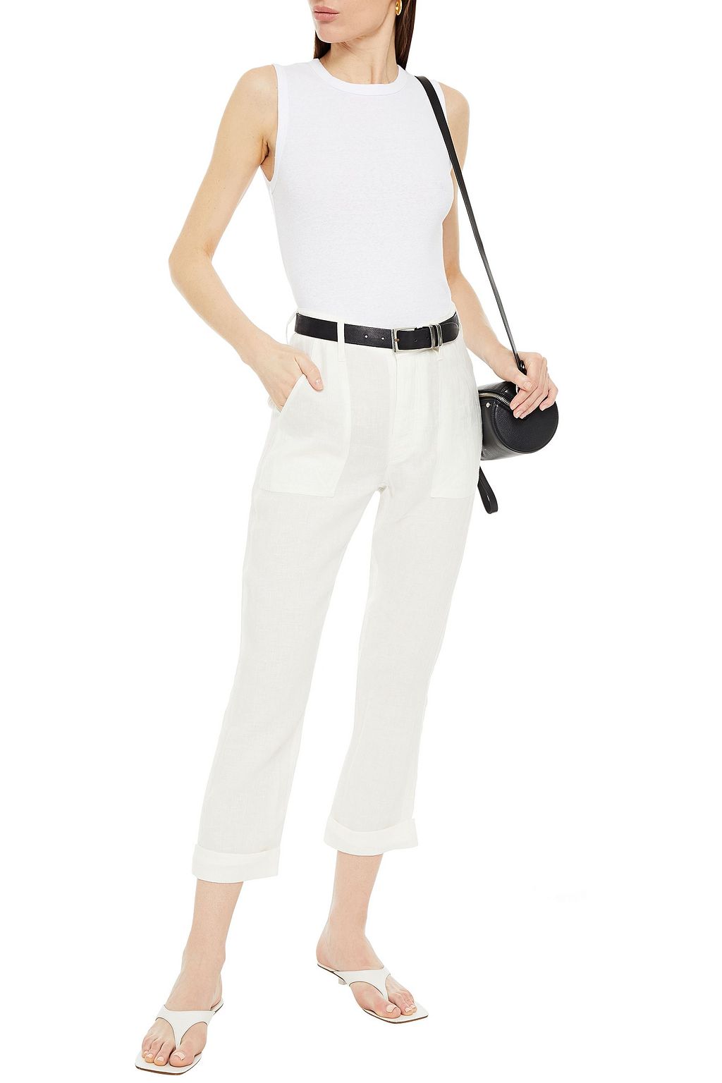 ENZA COSTA Cotton-jersey tank