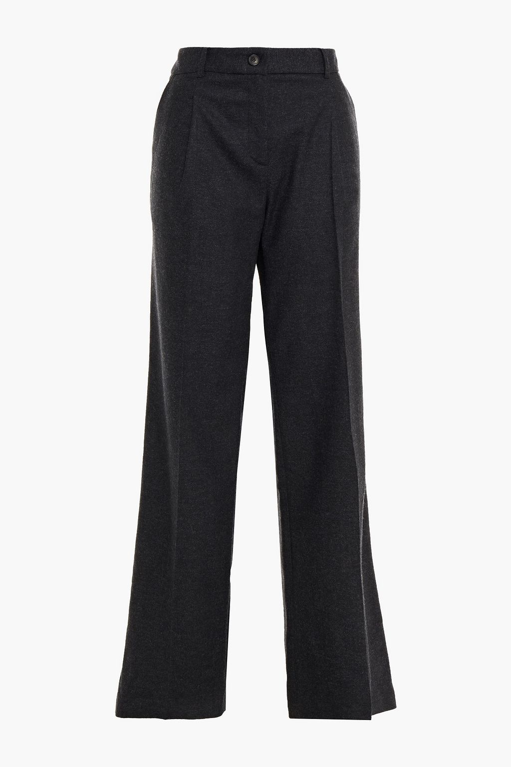 BA&SH Paline pleated wool-blend wide-leg pants | THE OUTNET