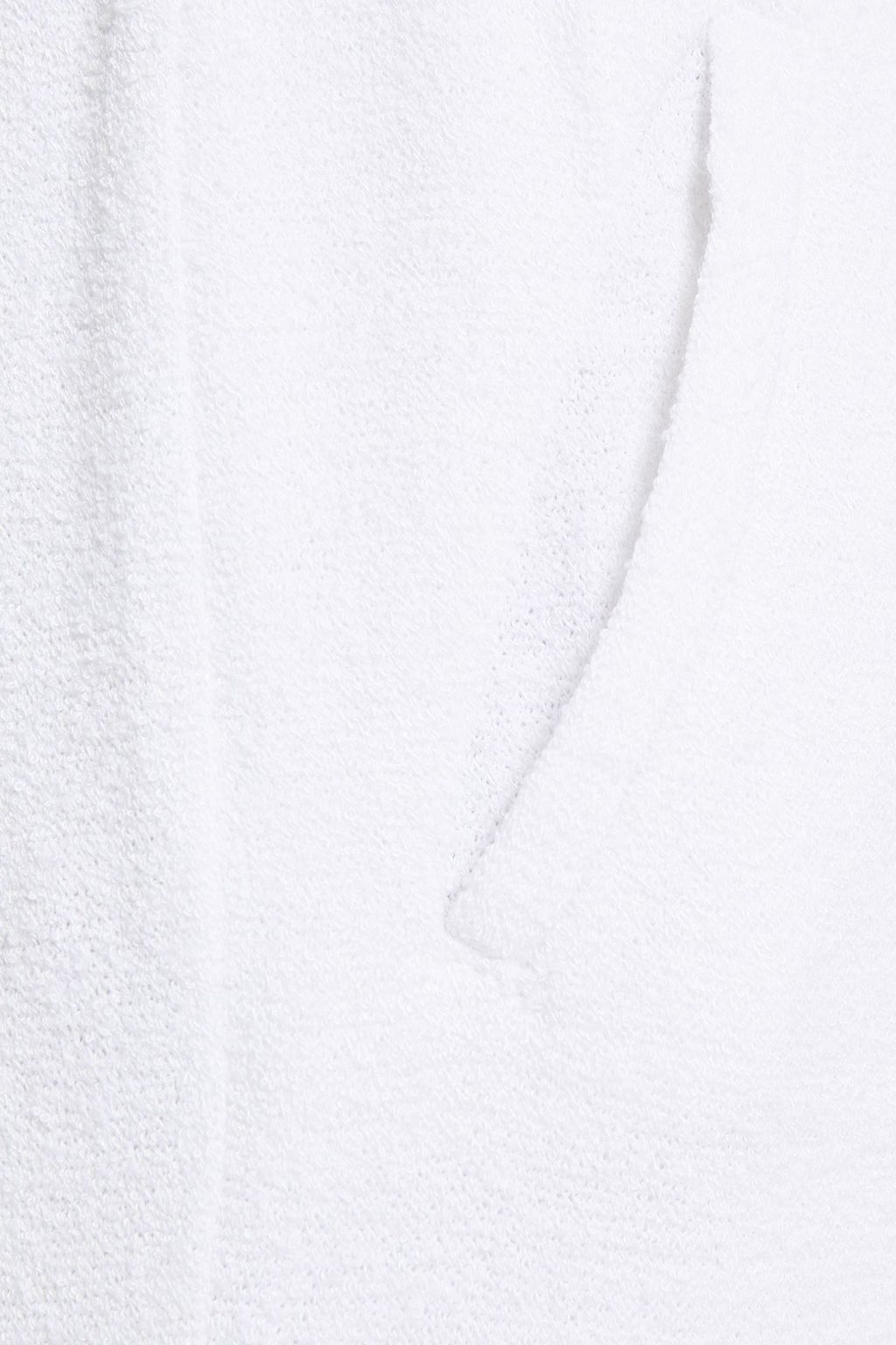 ENZA COSTA Cropped terry track pants