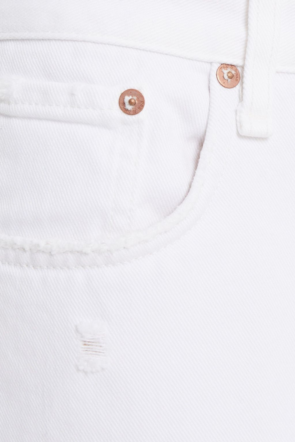 RAG & BONE Rosa distressed mid-rise kick-flare jeans