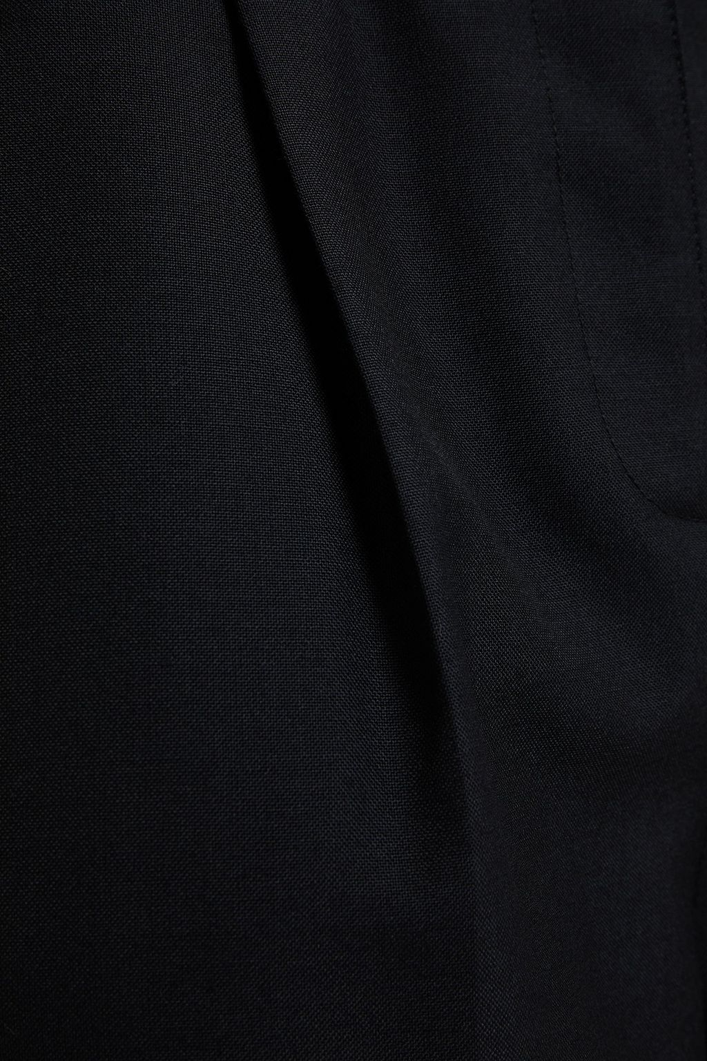 BA&SH Costa belted pleated twill tapered pants