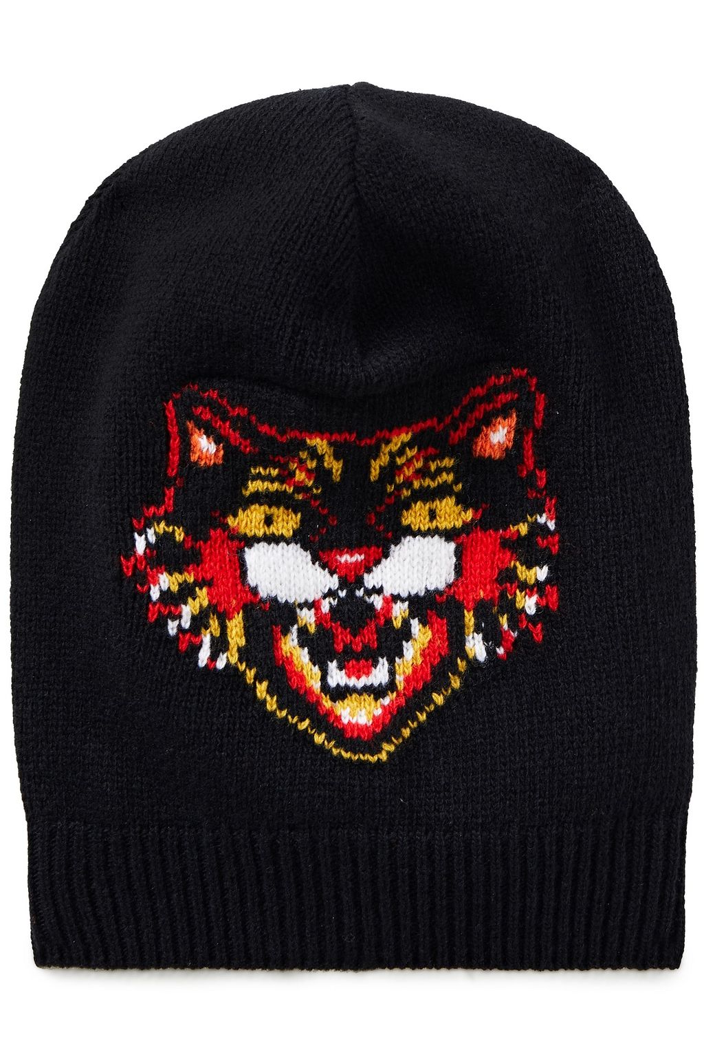 Udsøgt færdig ukuelige Black Intarsia wool beanie | Sale up to 70% off | THE OUTNET | GUCCI | THE  OUTNET