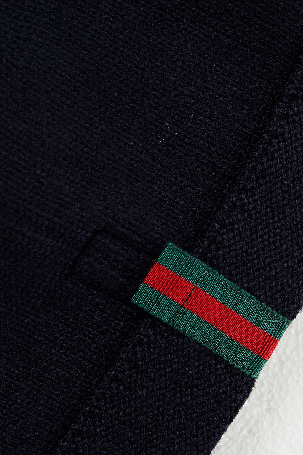 GUCCI Appliquéd wool beanie