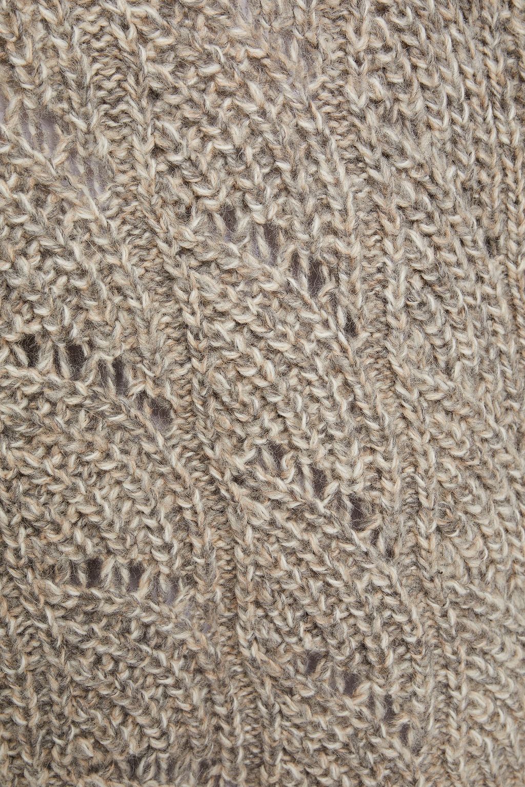 BA&SH Pointelle-knit turtleneck sweater