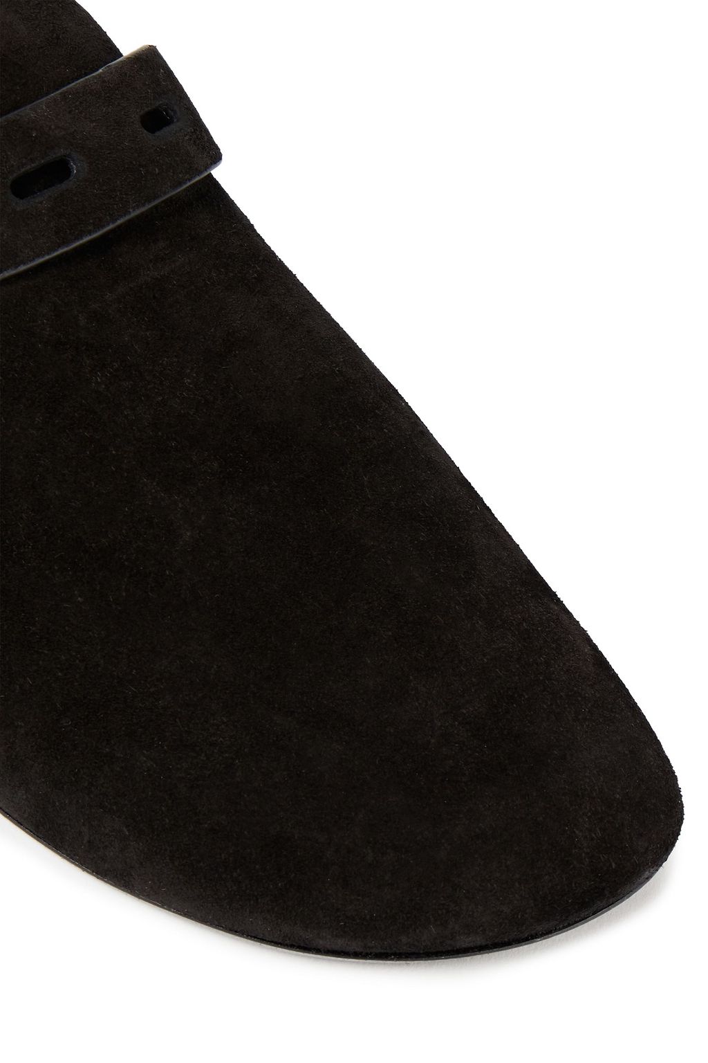 RAG & BONE Ansley buckled suede slippers