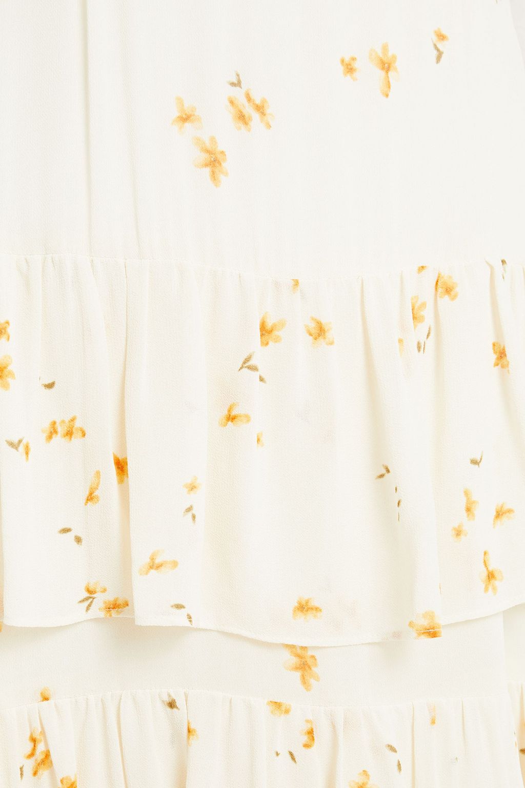 REFORMATION Foxglove tiered floral-print crepe maxi dress