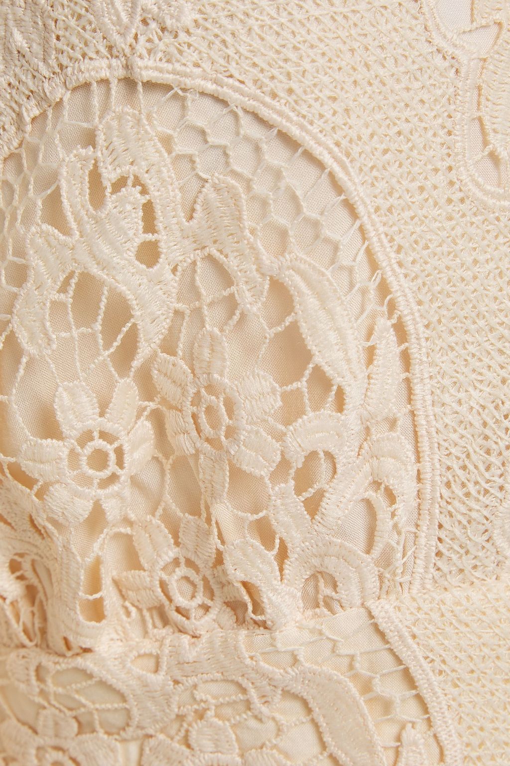 MAJE Guipure lace blouse
