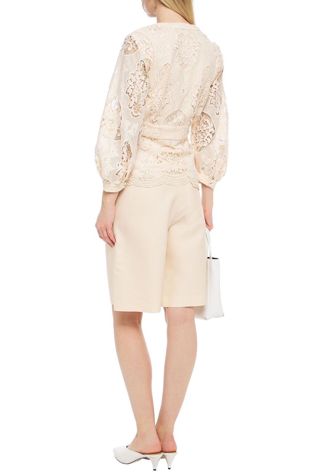 MAJE Guipure lace blouse