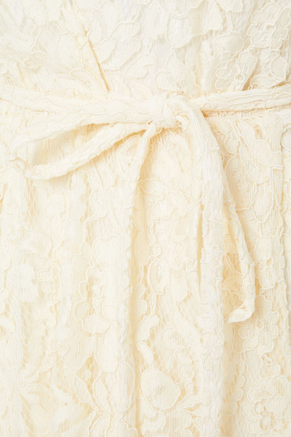 REFORMATION Montego corded lace wrap gown