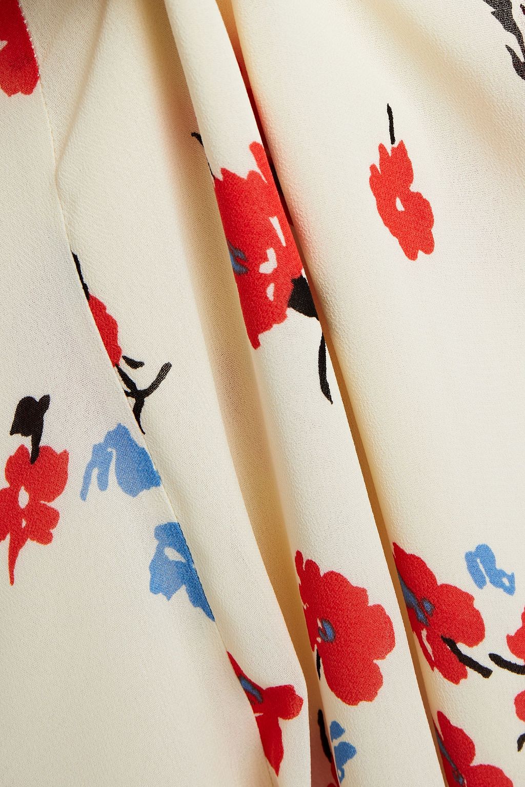 REFORMATION Napa floral-print crepe midi wrap dress