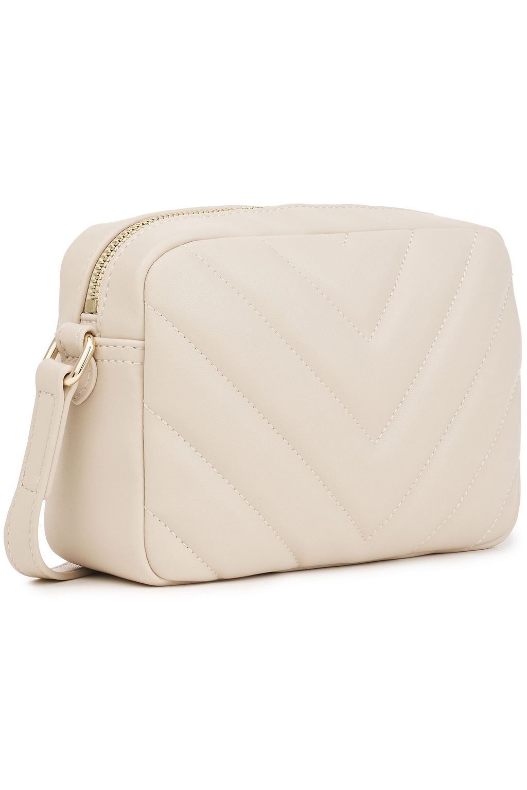LOVE MOSCHINO Quilted studded faux leather shoulder bag