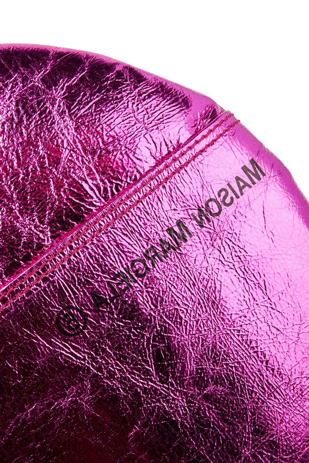 MM6 MAISON MARGIELA Crinkled faux leather clutch