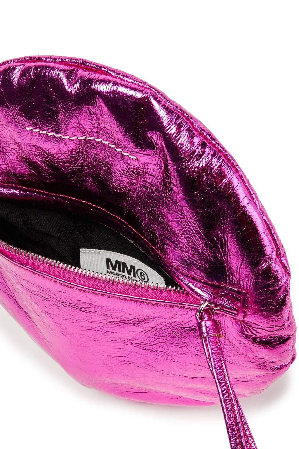 MM6 MAISON MARGIELA Crinkled faux leather clutch