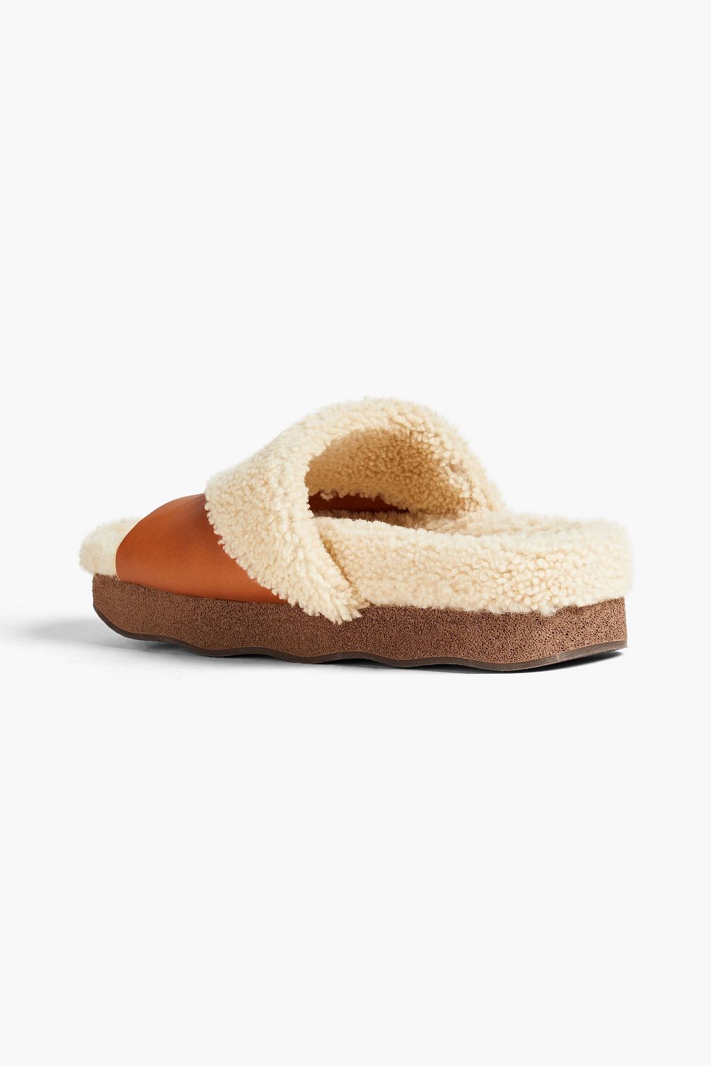 CHLOÉ Shearling slides