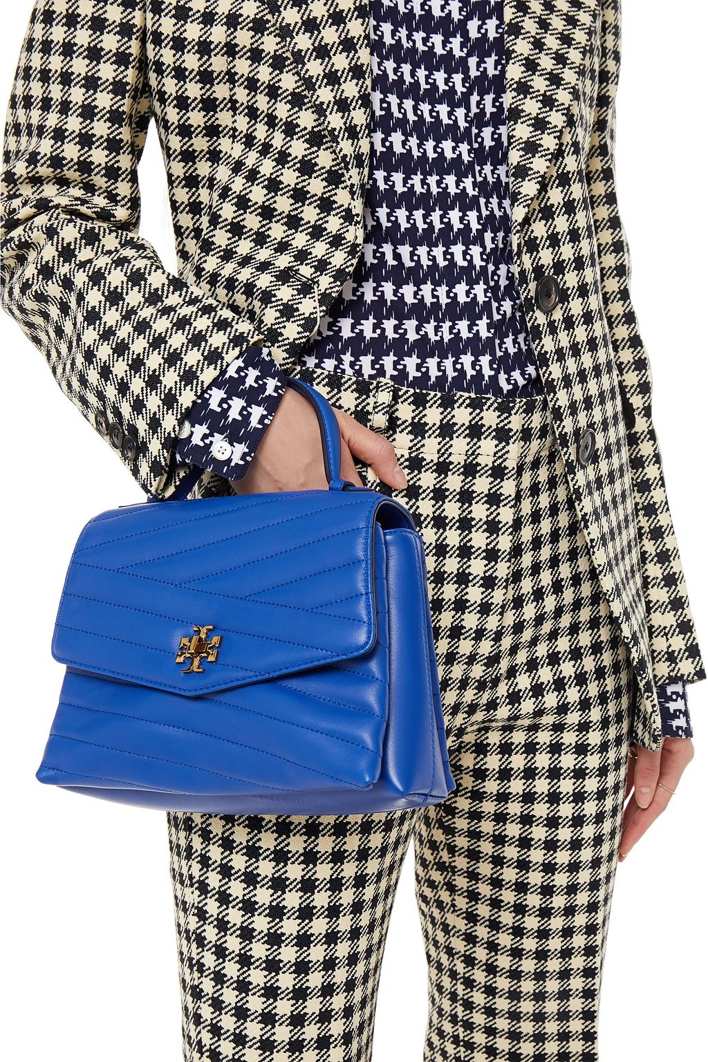 TORY BURCH Kira quilted leather tote
