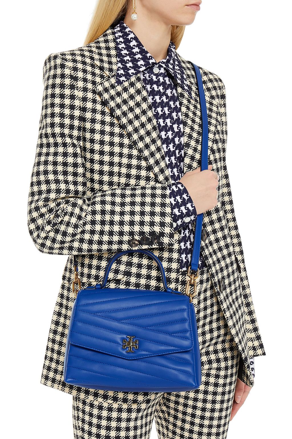 TORY BURCH Kira quilted leather tote