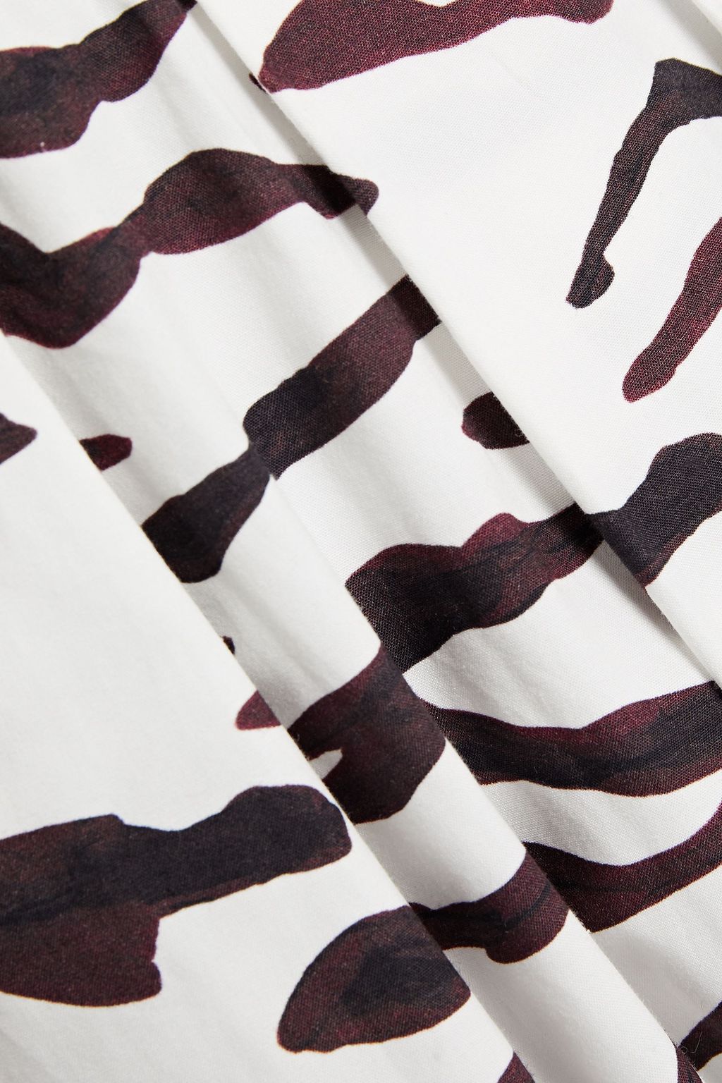 REJINA PYO Julianne wrap-effect tiger-print cotton-poplin maxi dress