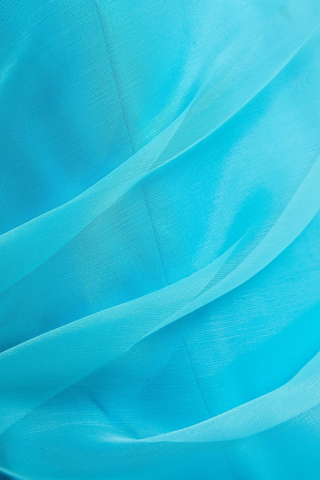 REJINA PYO Heather strapless draped organza maxi dress